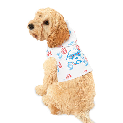 Chicago Dawg Pet Hoodie- White