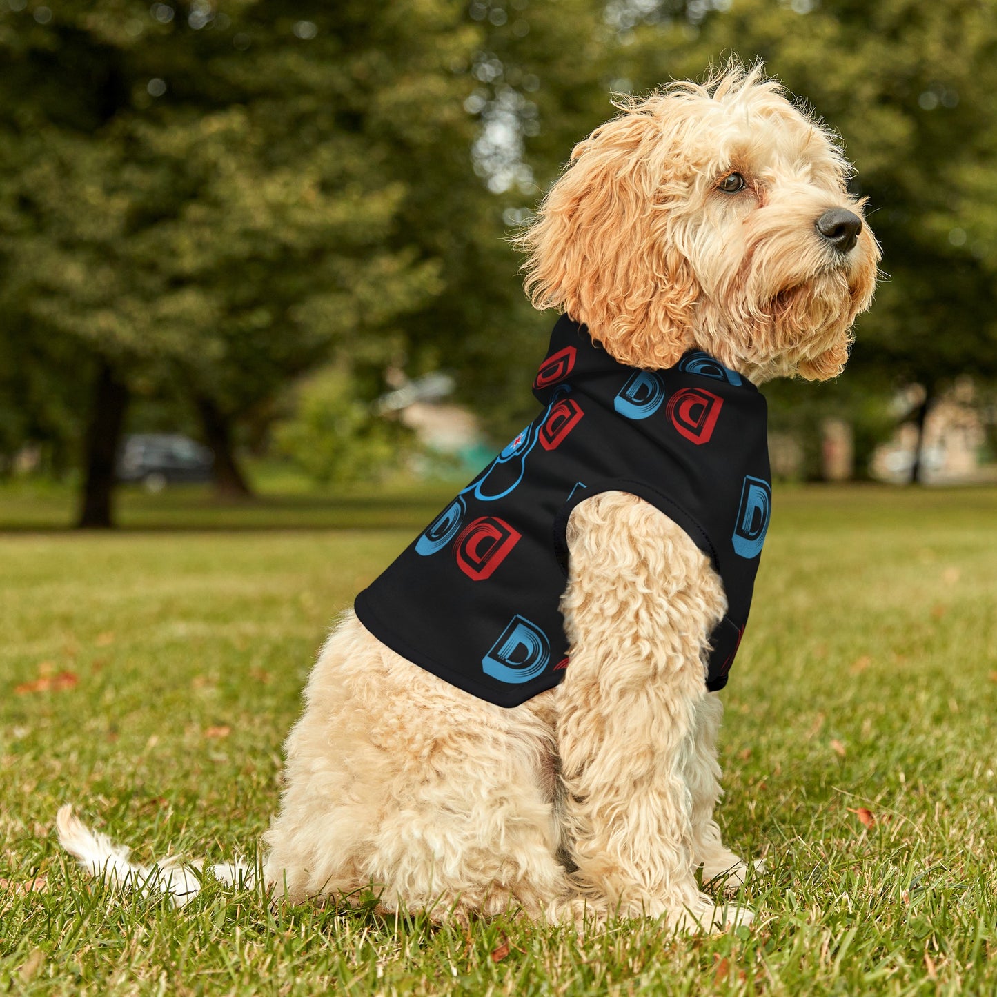 Chicago Dawg Pet Hoodie- Black