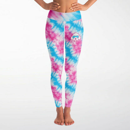 Yoga Leggings- Tie Dye Snow Cone