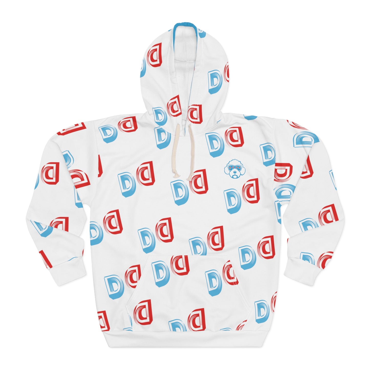 Drippy Chicago Pullover Hoodie- White