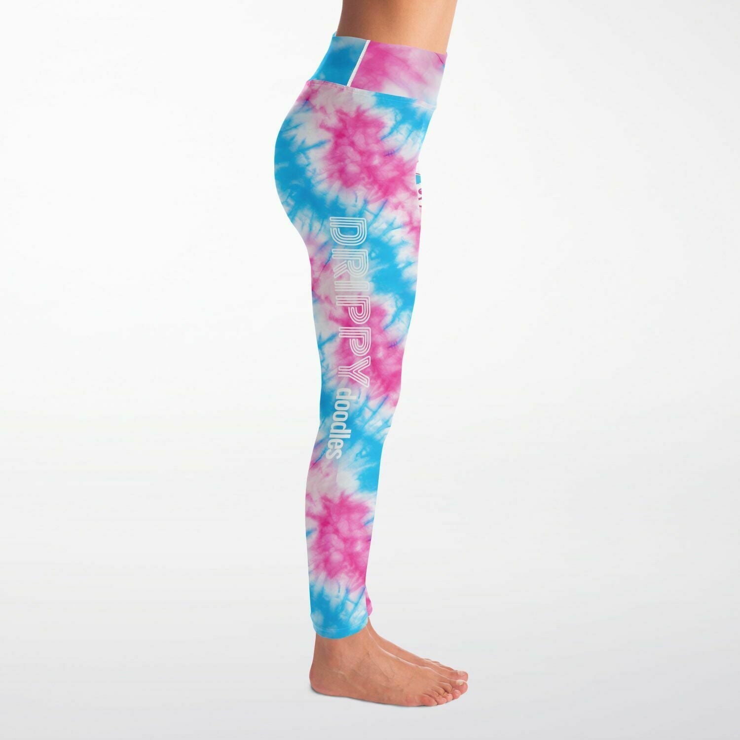 Yoga Leggings- Tie Dye Snow Cone