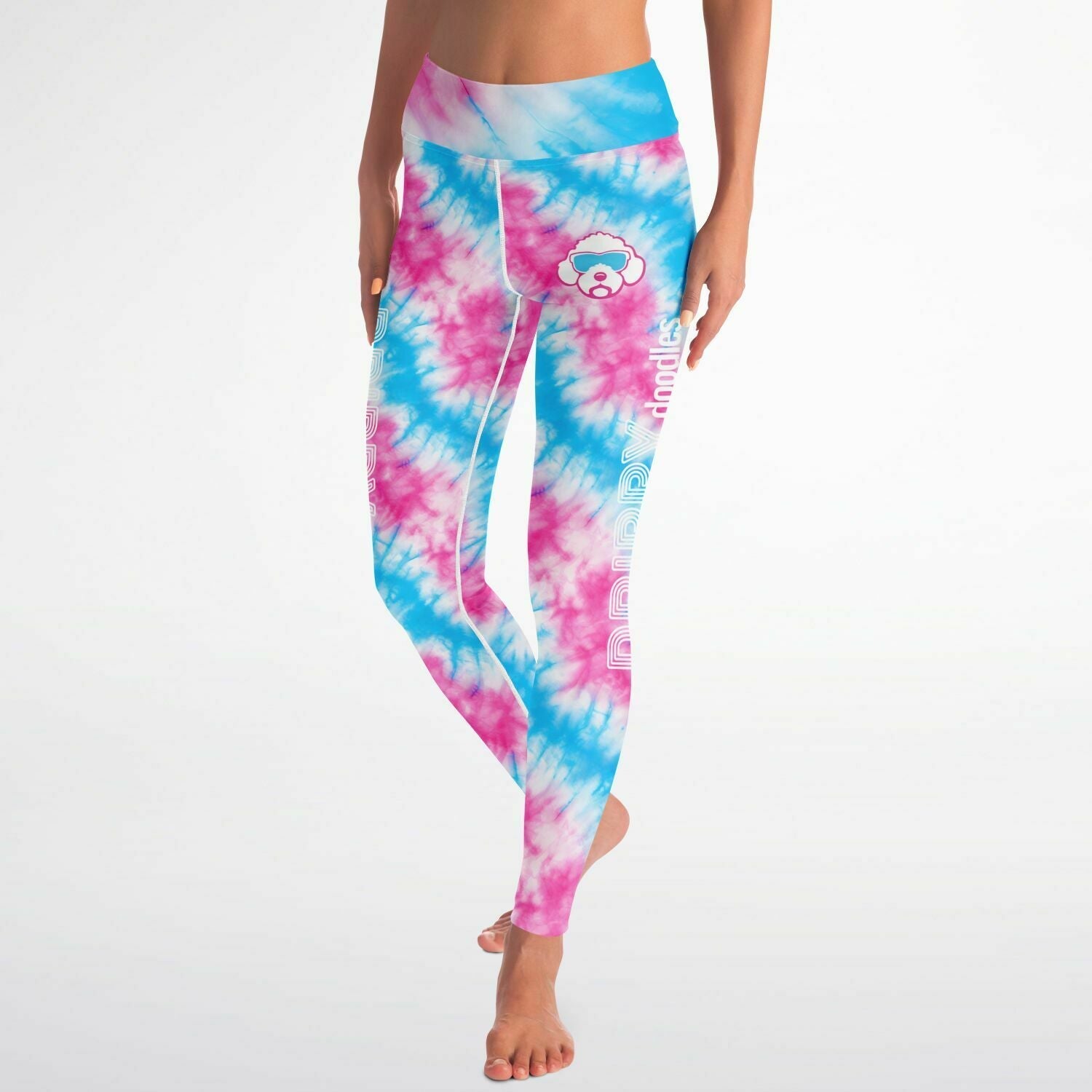 Yoga Leggings- Tie Dye Snow Cone