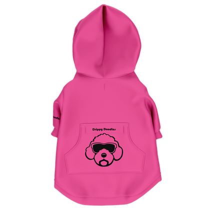 Cavi Dog Essential Zip-Up Hoodie - Barbie Pink