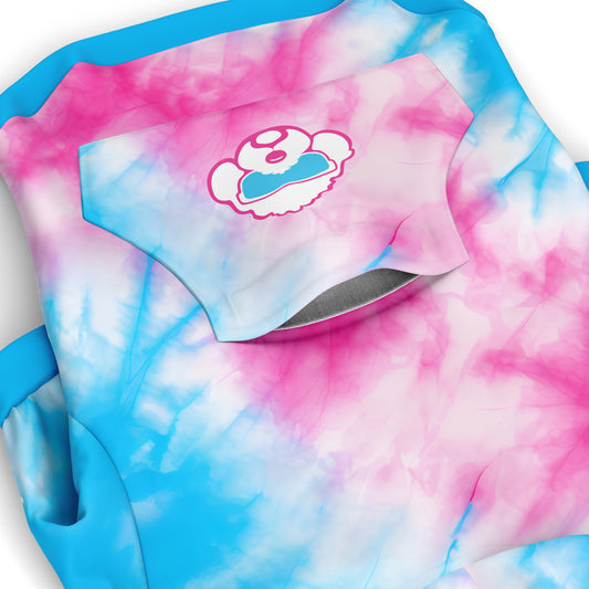 Zip-Up Dog Hoodie - Tie Dye Snow Cone