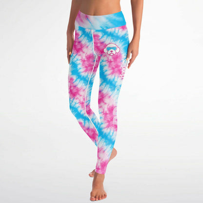 Yoga Leggings- Tie Dye Snow Cone