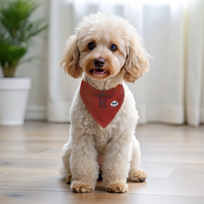 Classic Polo Bandana Collar - Red